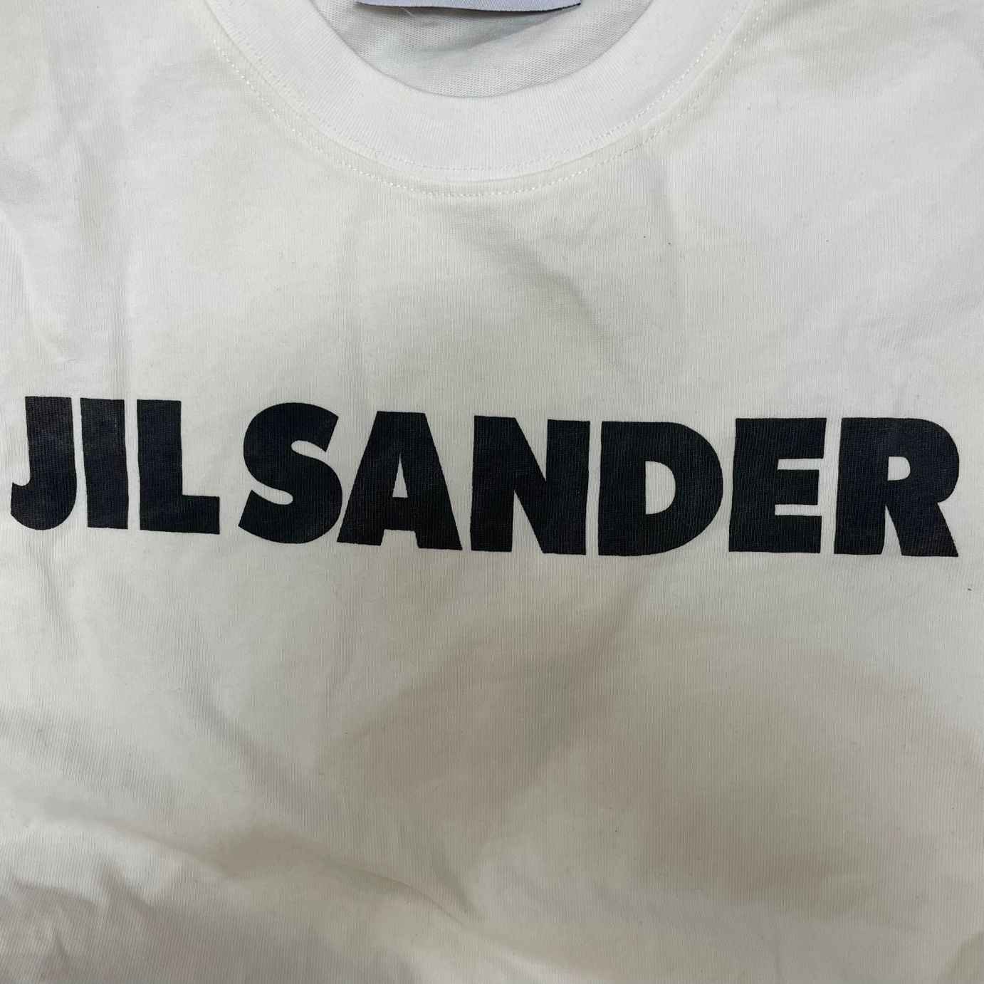 JIL SANDER ロゴプリント クルーネック Tシャツ JSPO705060