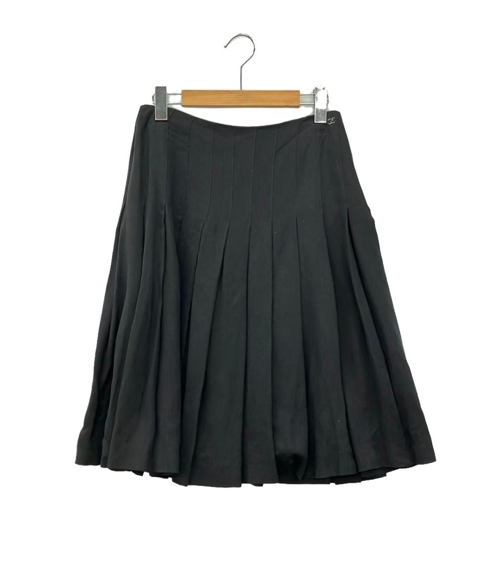 シャネル シルクプリーツスカート レディース SIZE 40 L CHANEL