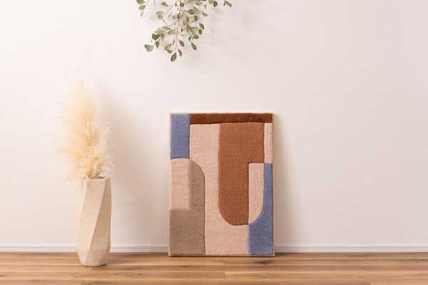 タフティングのウォールアートパネル 約W52×D4×H72cm