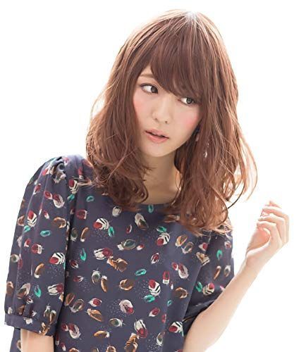 #01BLCブラックコーヒー [フォンドミィ] フルウィッグ ワッフルミディ レディース #01BLCブラックコーヒー