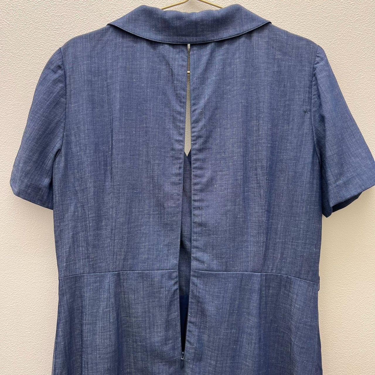 DAKS ダックス 半袖 ワンピース デニム系 ひざ丈 サイズ42 DAKS ダックス 半袖 ワンピース デニム系 ひざ丈 サイズ42
