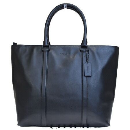 【中古】 中美品 コーチ COACH トートバッグ ショルダー ハンド ブラック レザー メンズ 保存袋付き 72114G 04HE604