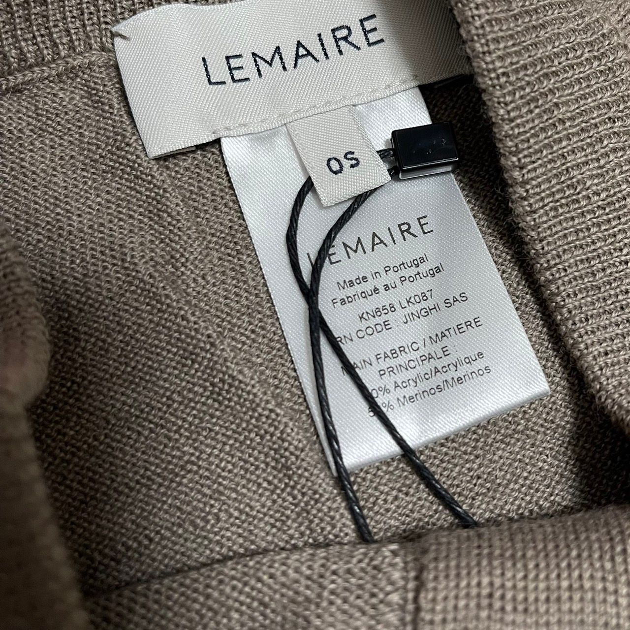LEMAIRE ルメール 22AW BUTTONED SNOOD ボタンデザインスヌード