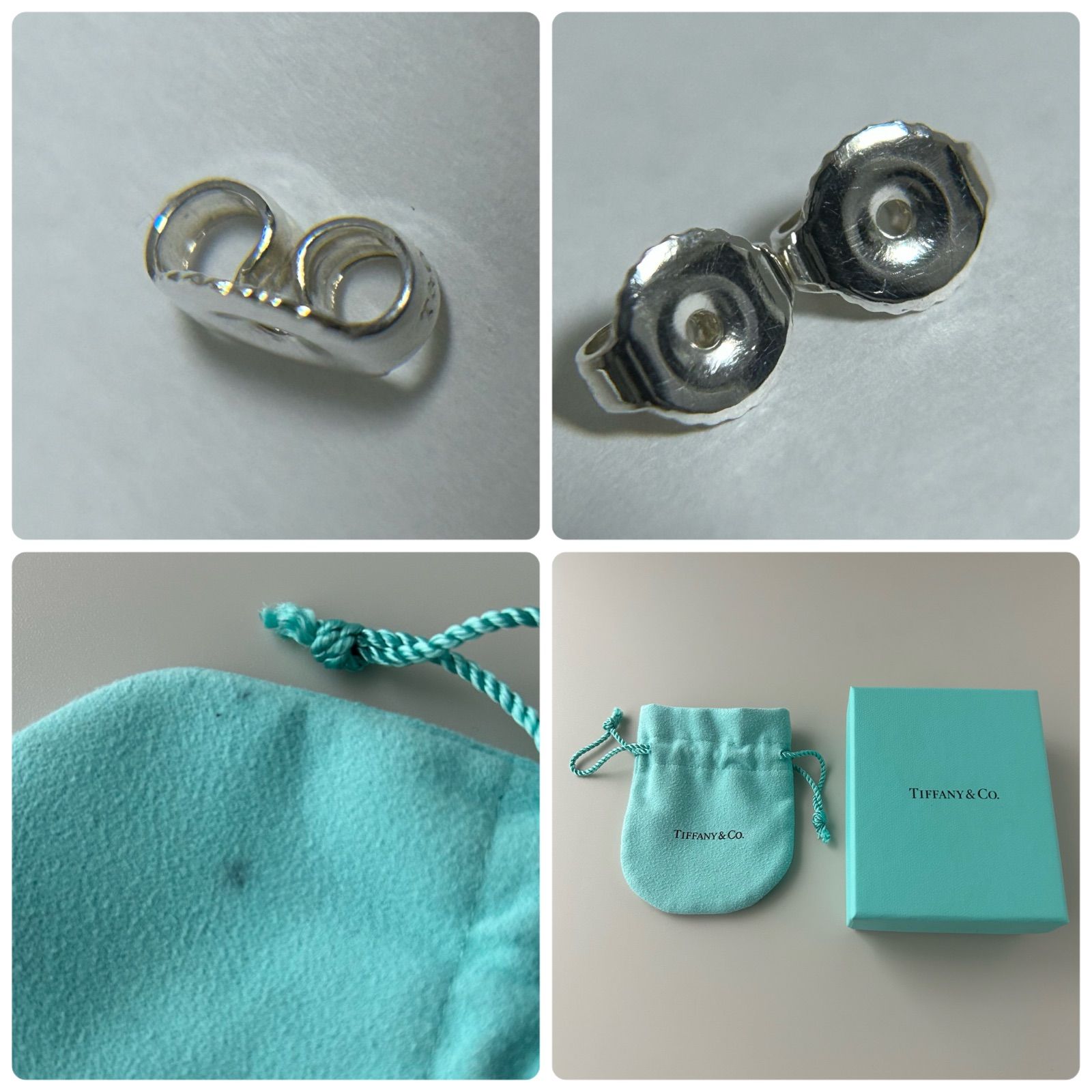 ティファニー ピアス バイザヤード ダイヤモンド Silver 925 エルサ