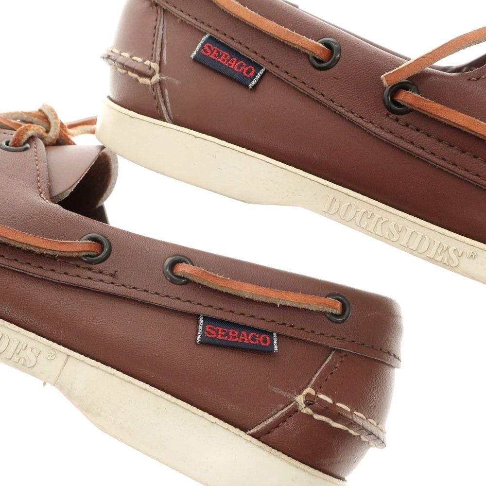 中古】セバゴ SEBAGO DOCKSIDES レザー デッキシューズ ブラウン