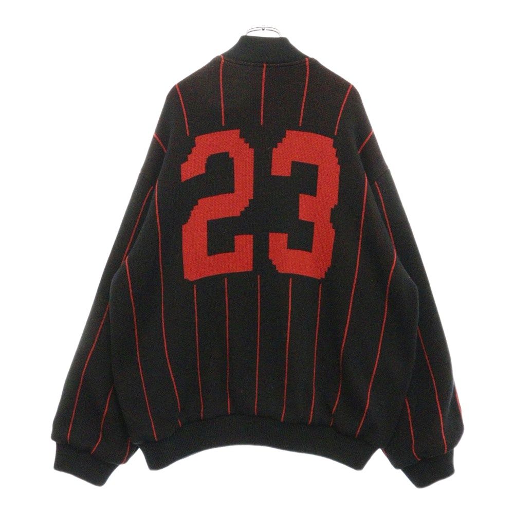 SUPREME (シュプリーム) 23SS Pinstripe Varsity Zip Up Sweater ピン 