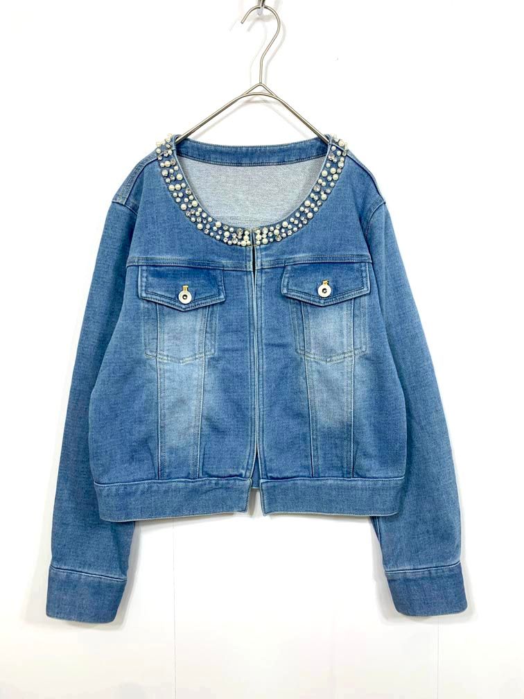 MISCH MASCH - 【ほぼ新品】デニムジャケット ジージャン レディース Yahoo!オークション - ミッシュマッシュ MISCH MASCH デニム