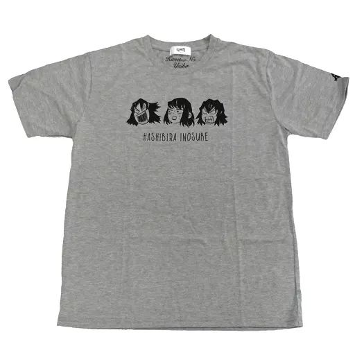 中古】衣類 嘴平伊之助 Tシャツ グレー LLサイズ 「鬼滅の刃