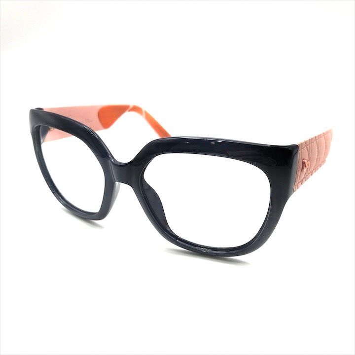 Dior ロゴ カナージュ バイカラー サングラス 良品 Dior ディオール ロゴ カナージュ バイカラー サングラス
