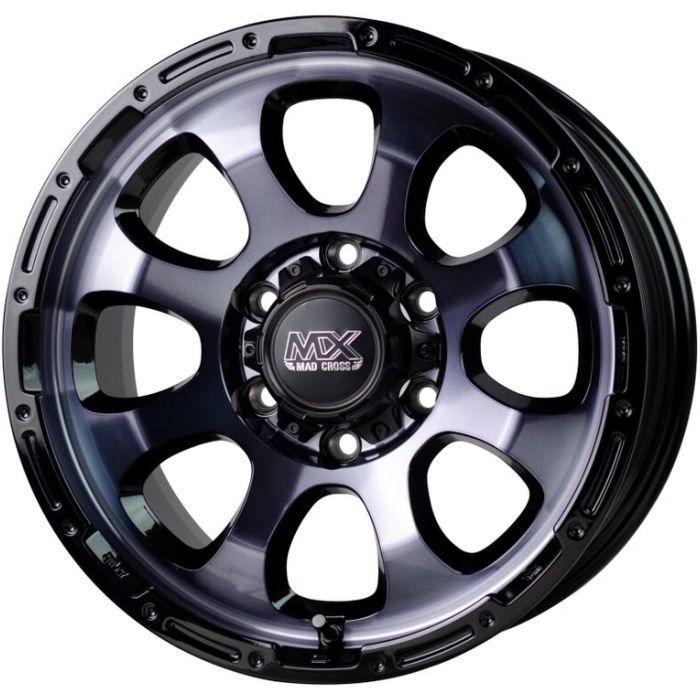 ホイール4本セット MAD CROSS GRACE ブラッククリア 15インチ 6J+33 6H 