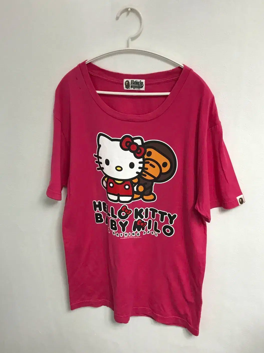 A BATHING APE アベイシングエイプ ハローキティ Sanrio サンリオ コラボ 半袖 Tシャツ
