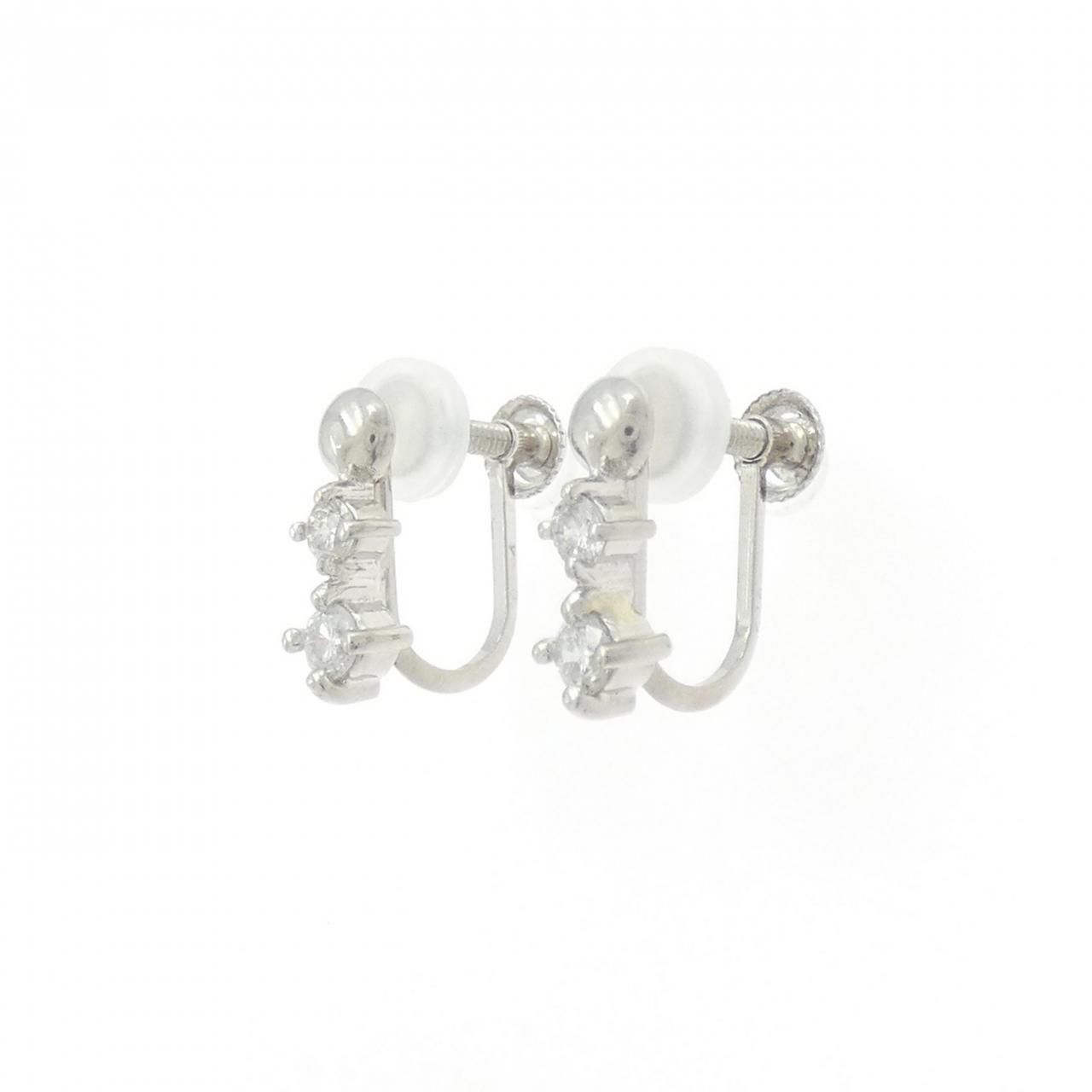 PT850 ダイヤモンド イヤリング 0.28CT