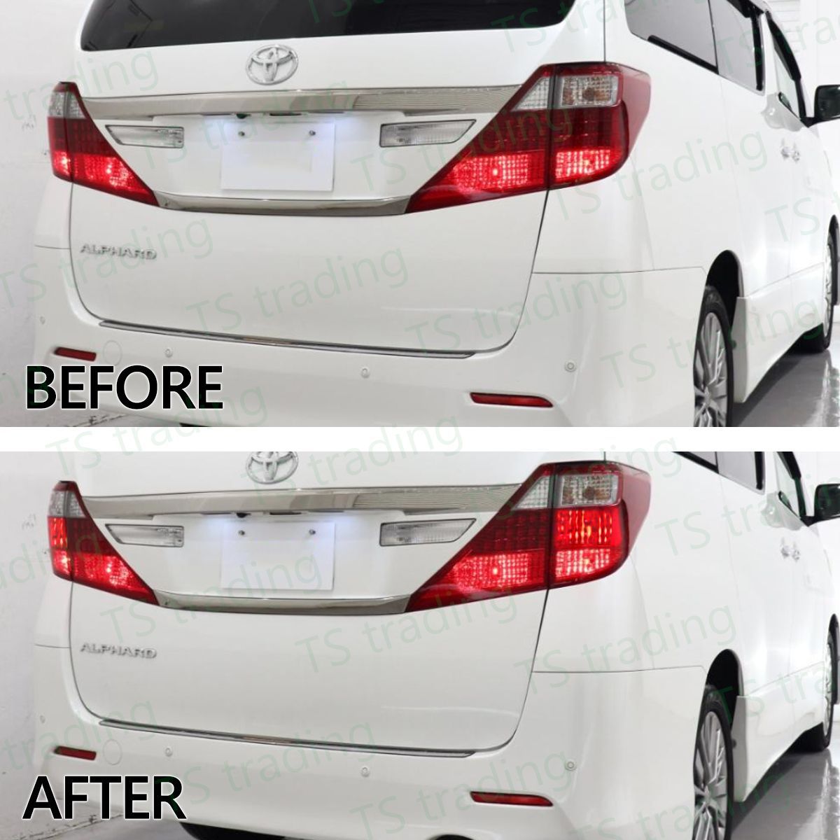 20系 アルファード 20アルファード テールランプ 6灯化キット ブレーキ