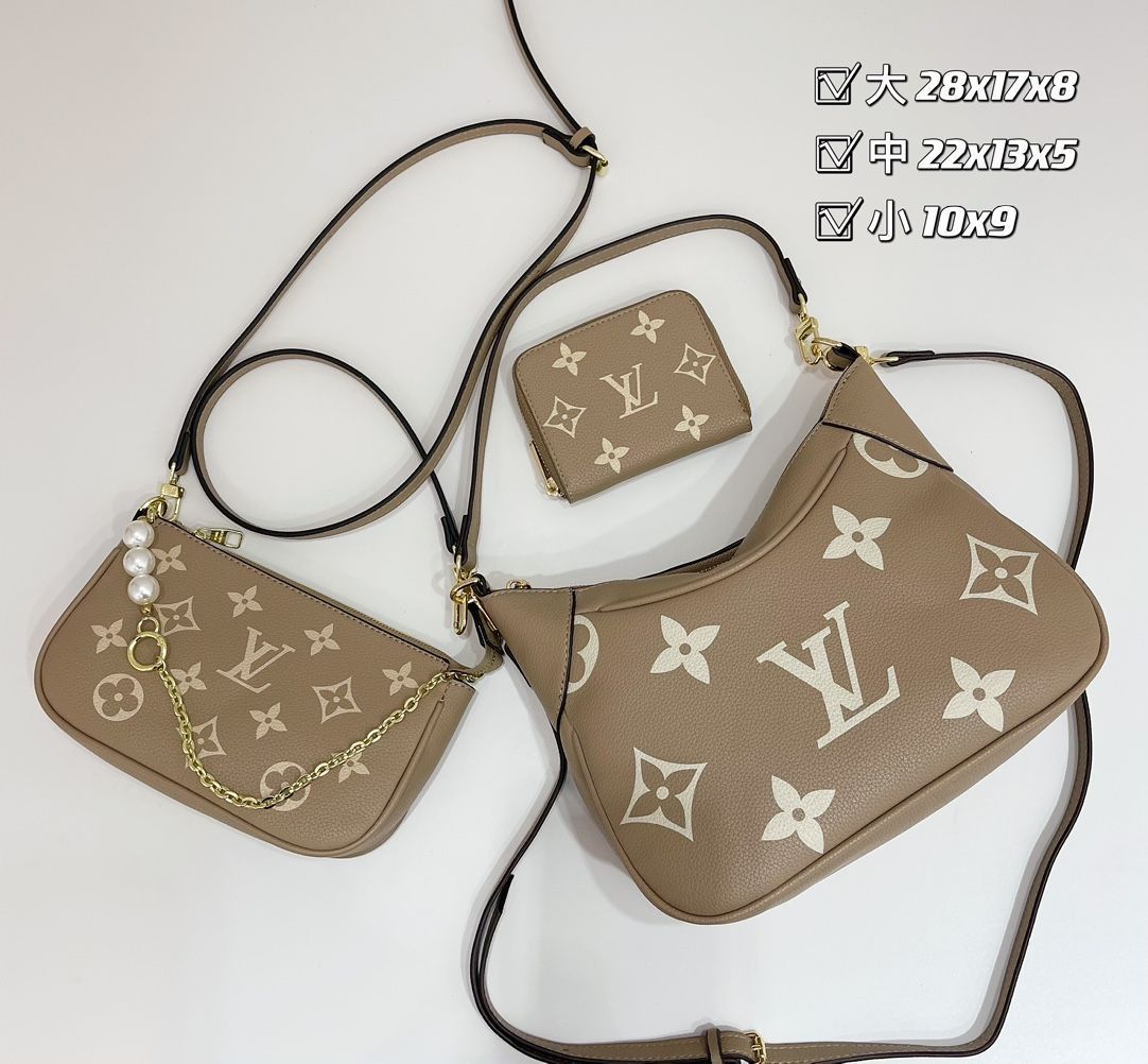 美品★LOUIS VUITTON ルイヴィトン ショルダーバッグ ハンドバッグ  財布  3点セット