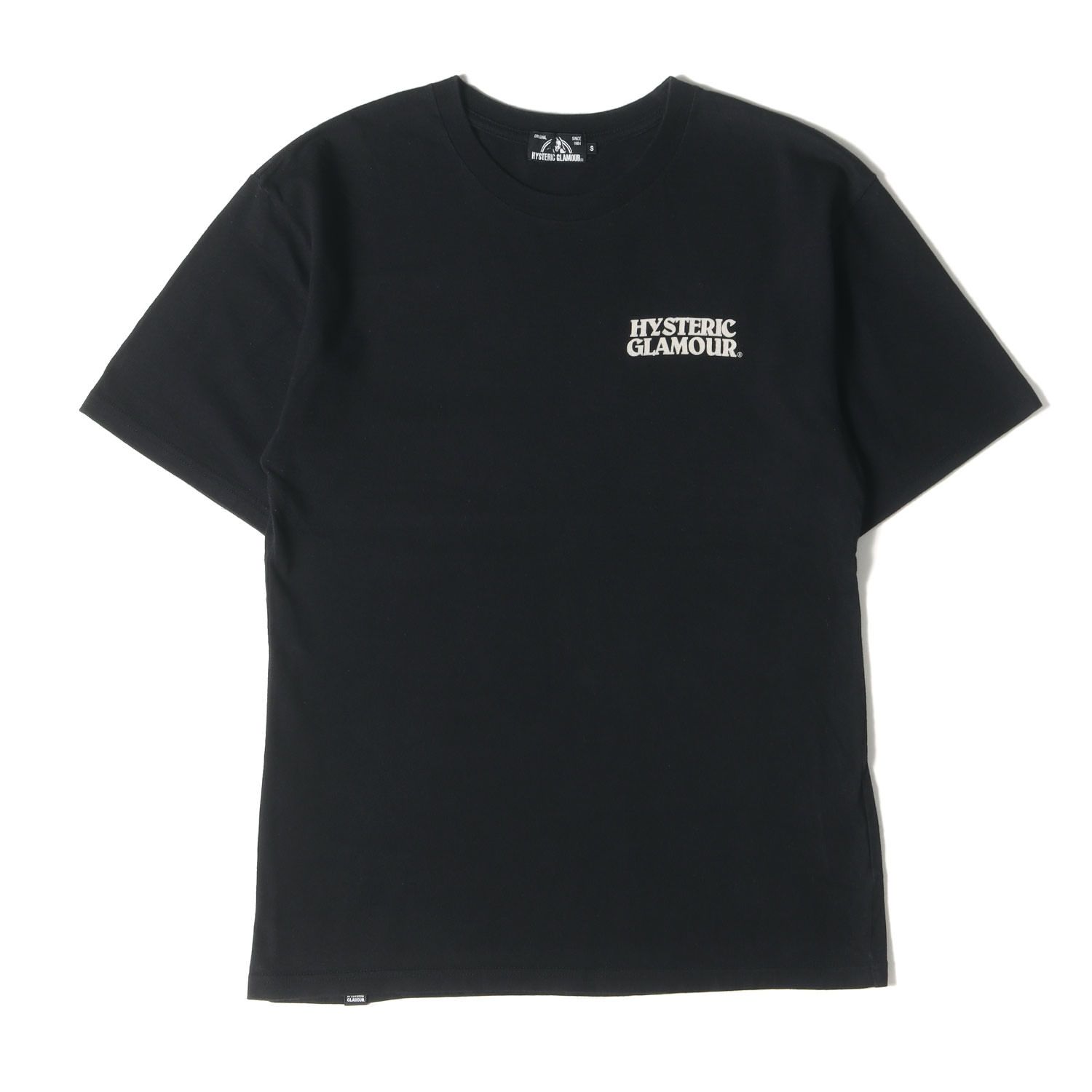 ヒステリックグラマー 新作　Tシャツ　メンズ　XLサイズ　美品　ブラック HYSTERIC GLAMOUR ヒステリックグラマー Tシャツ サイズ:S