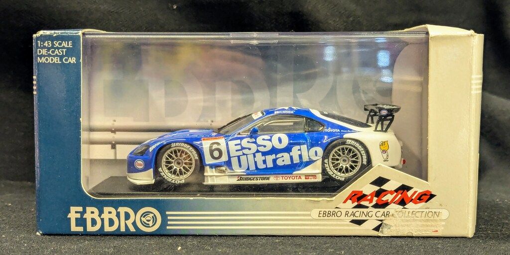 未使用品 ヒツジのいらない枕 -極柔 ブラックレーベル- 最上位モデル 2 MMP 1/43EBBRO ESSO ULTRAFLO SUPRA JGTC2001 #6 43197