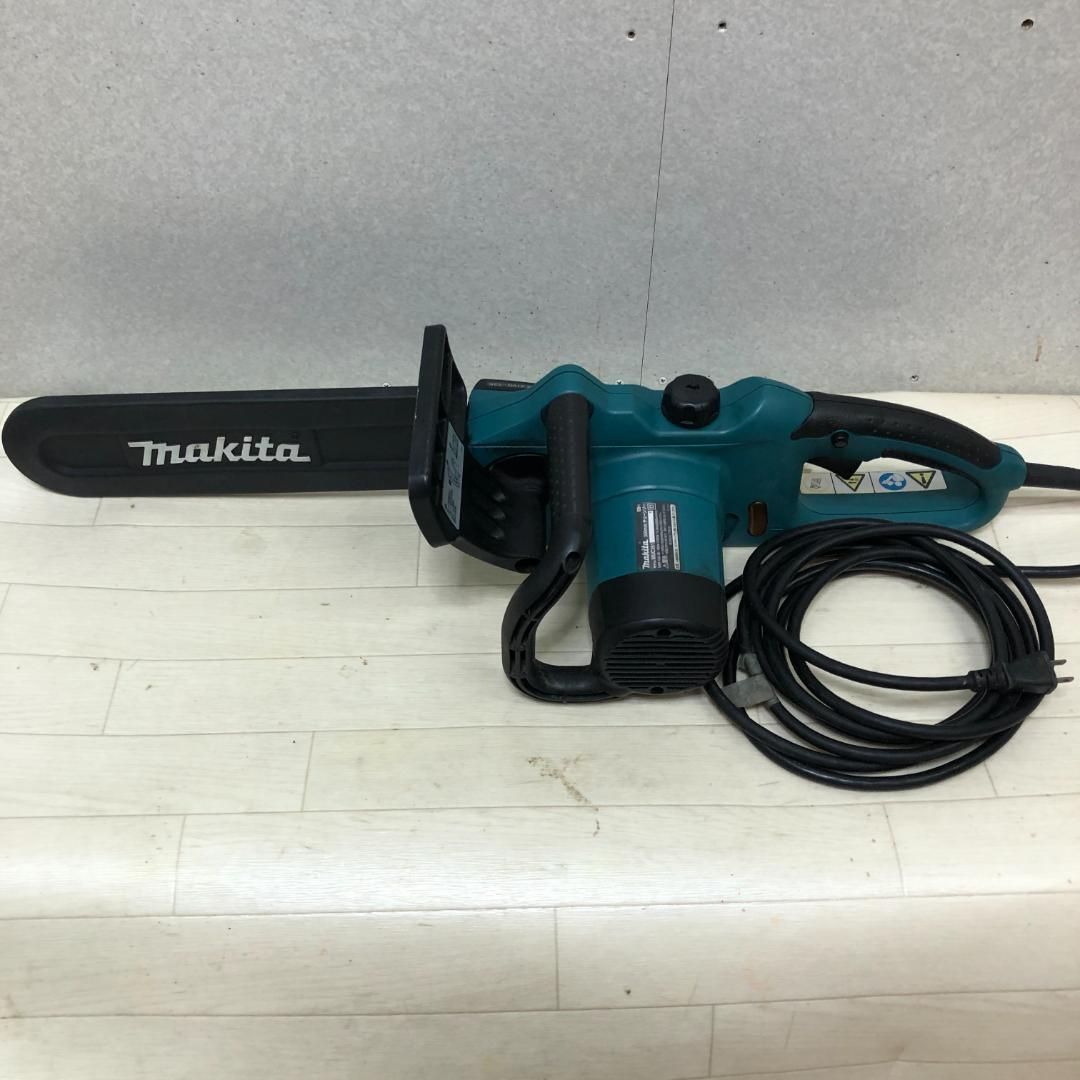 送料無料 マキタ 350mm 電動チェンソー MUC351 チェーンソー ブレーキ付 木工用 切断機 伐採 造園 250901-11