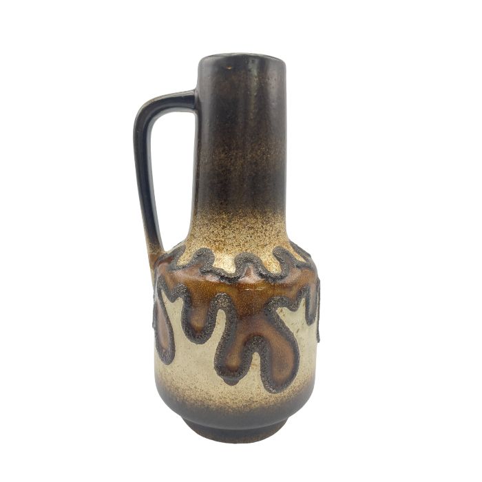 【東ドイツ Haldenslebenの花瓶】Fat lava 397 Fat Lava & German Art Pottery VEB Haldensleben 東ドイツ 1960年代