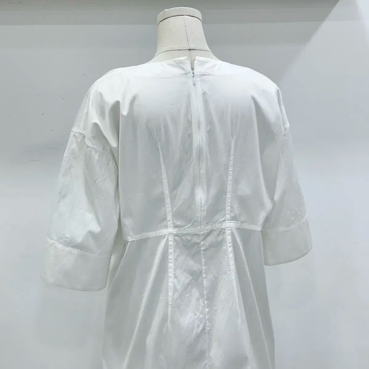 専用JIL SANDER コットンワンピース白 Jil Sander(ジルサンダー) 白 コットン ワンピース - メルカリ