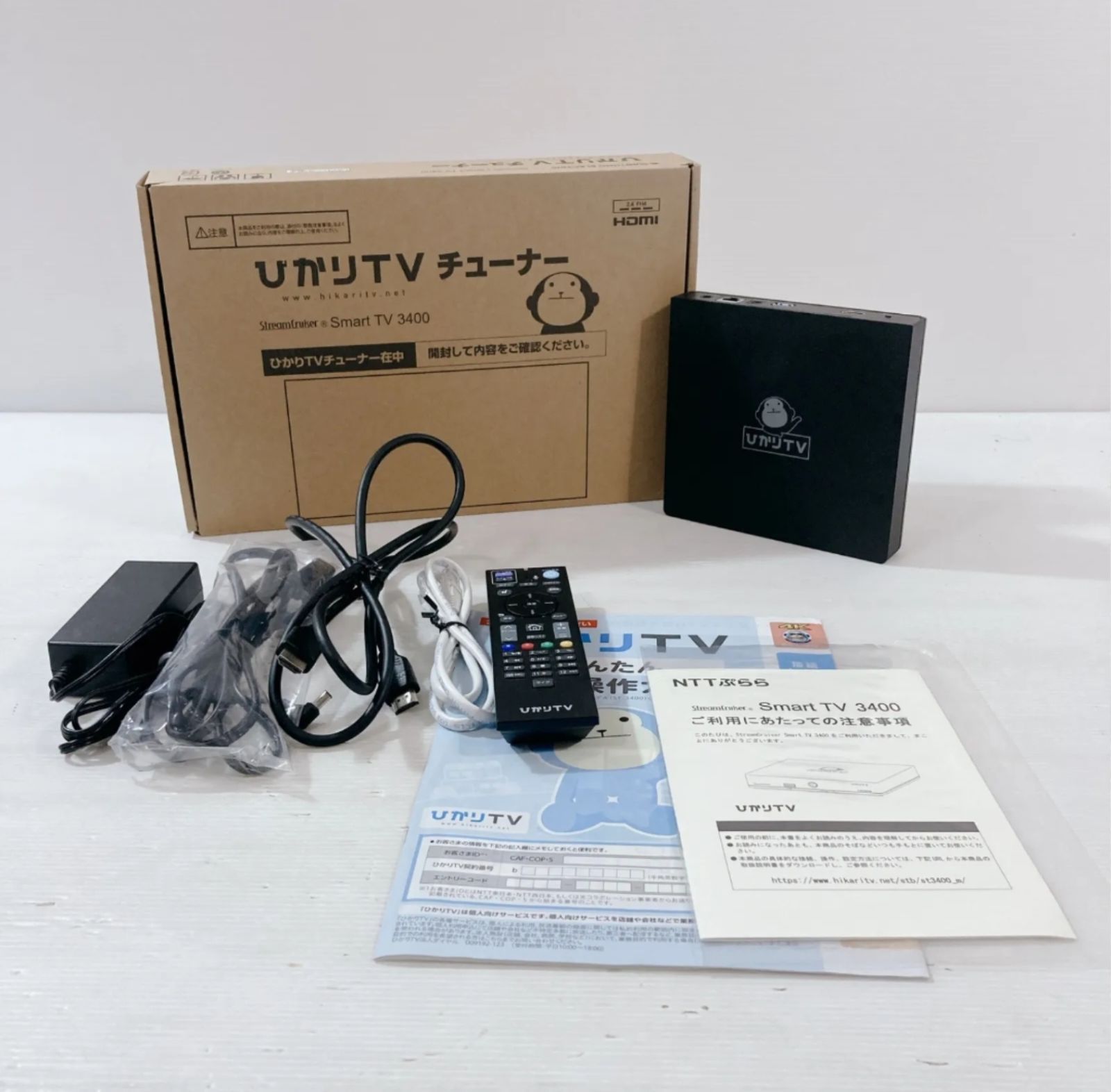 ひかりTV 4K対応 トリプルチューナー Smart TV ST-3400 ひかりTVチューナー