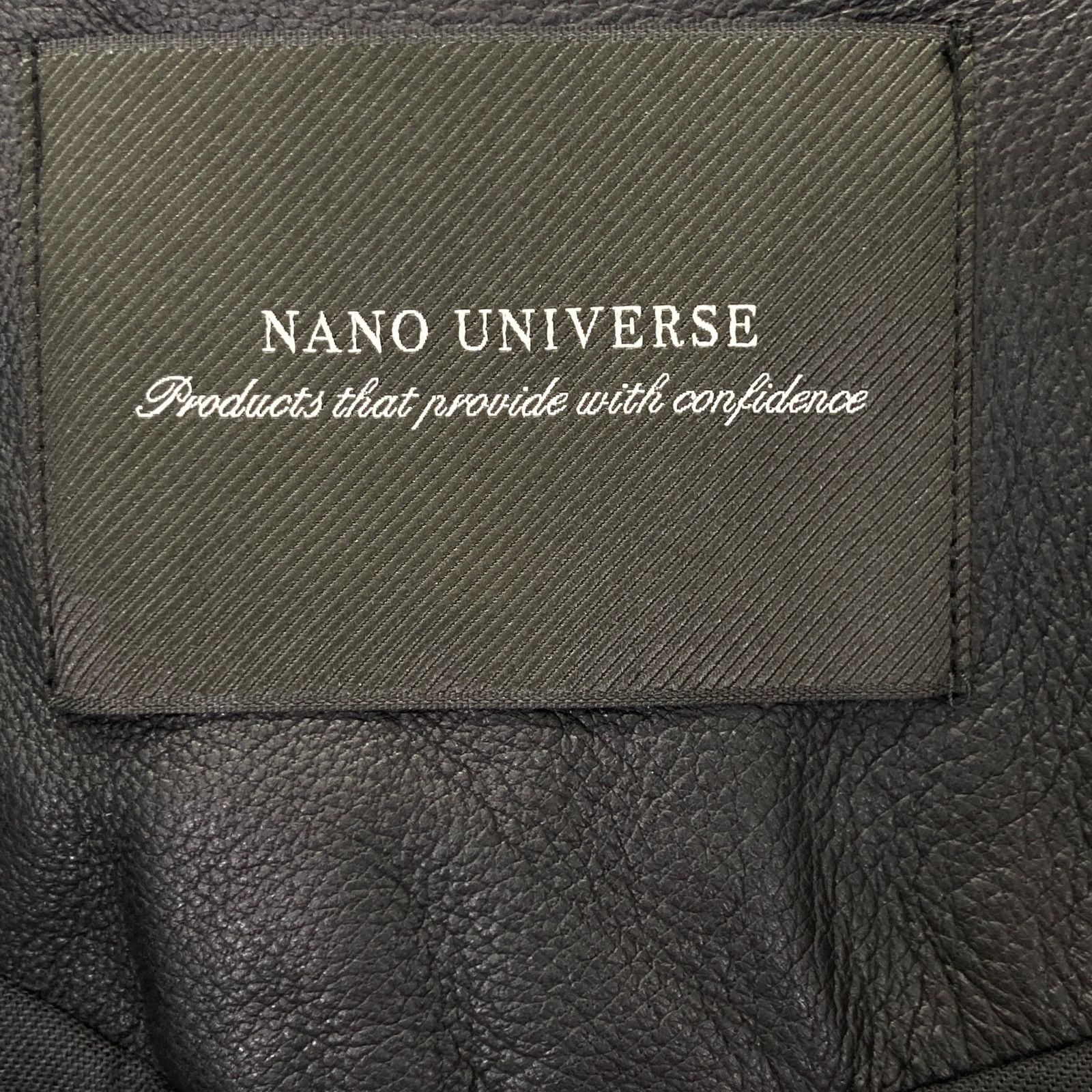 nano universe ナノユニバース 21年 ﾌﾞﾗｯｸ ﾗﾑﾚｻﾞｰ ｼﾝｸﾞﾙﾗｲﾀﾞｰｽｼﾞｬｹｯﾄ M