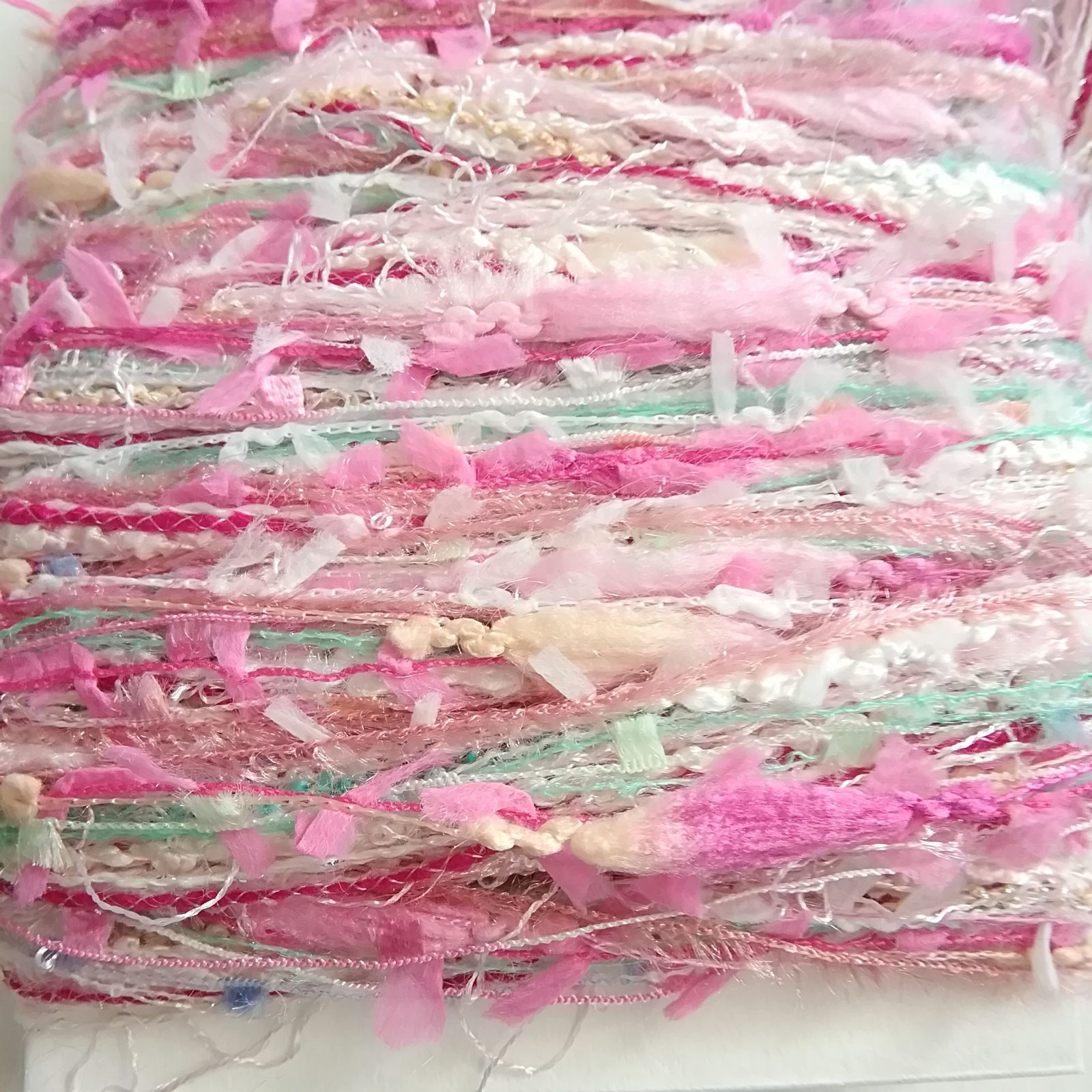 B022】引き揃え糸セット カードヤーン 20g×2種類 ファンシー