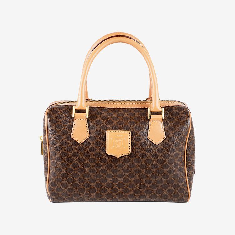 良品】CELINE マカダム柄ミニボストンバッグM15/2 ヴィンテージ - メルカリ