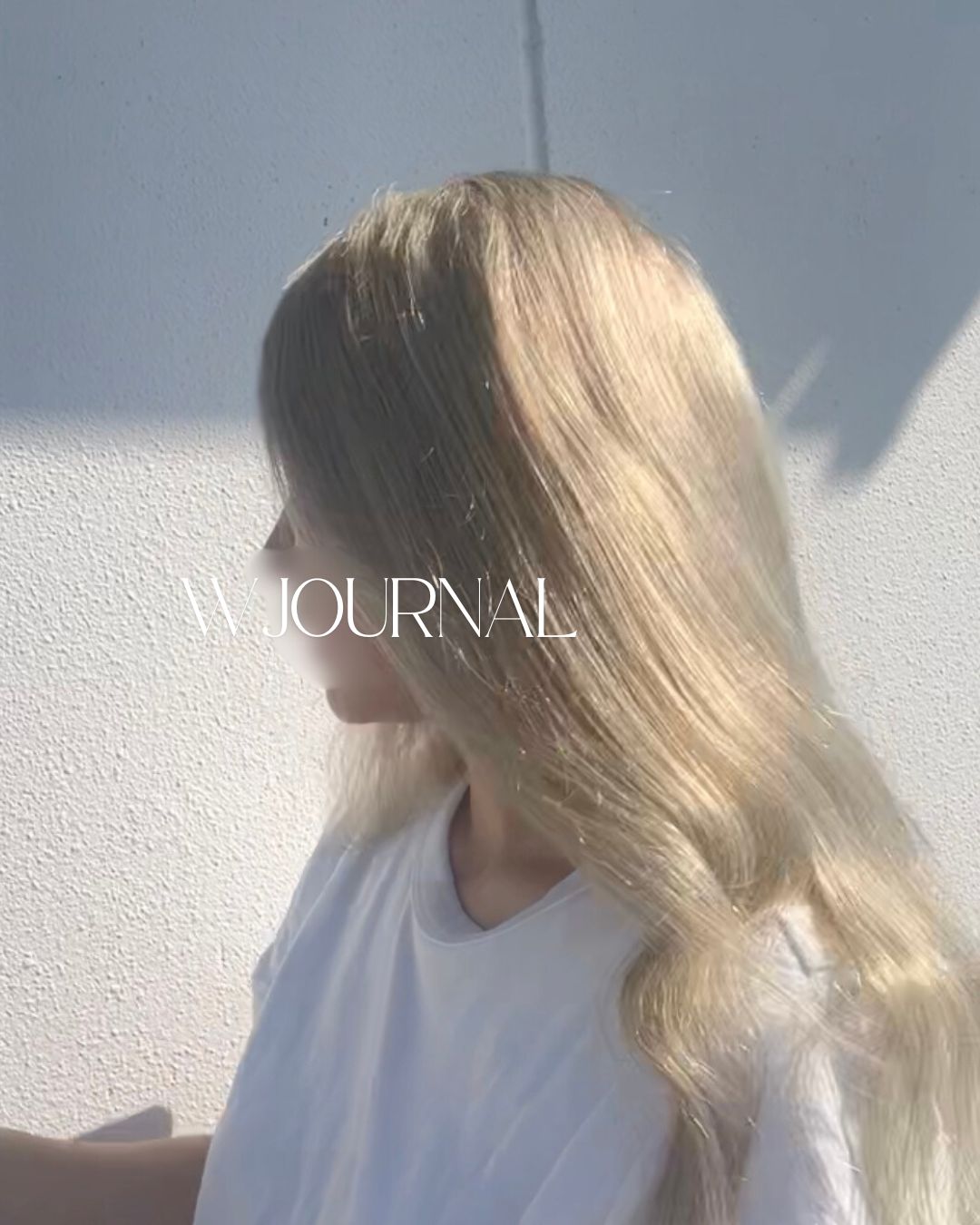 人毛100％フルウィッグ アッシュブロンド｜自然なもみあげ