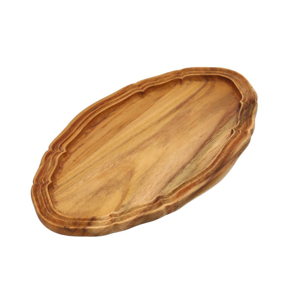 木製楕円形プレート ブラウン ☆ ブラウン ☆ Oval tray M 木製 プレート オーバル オーバルプレート