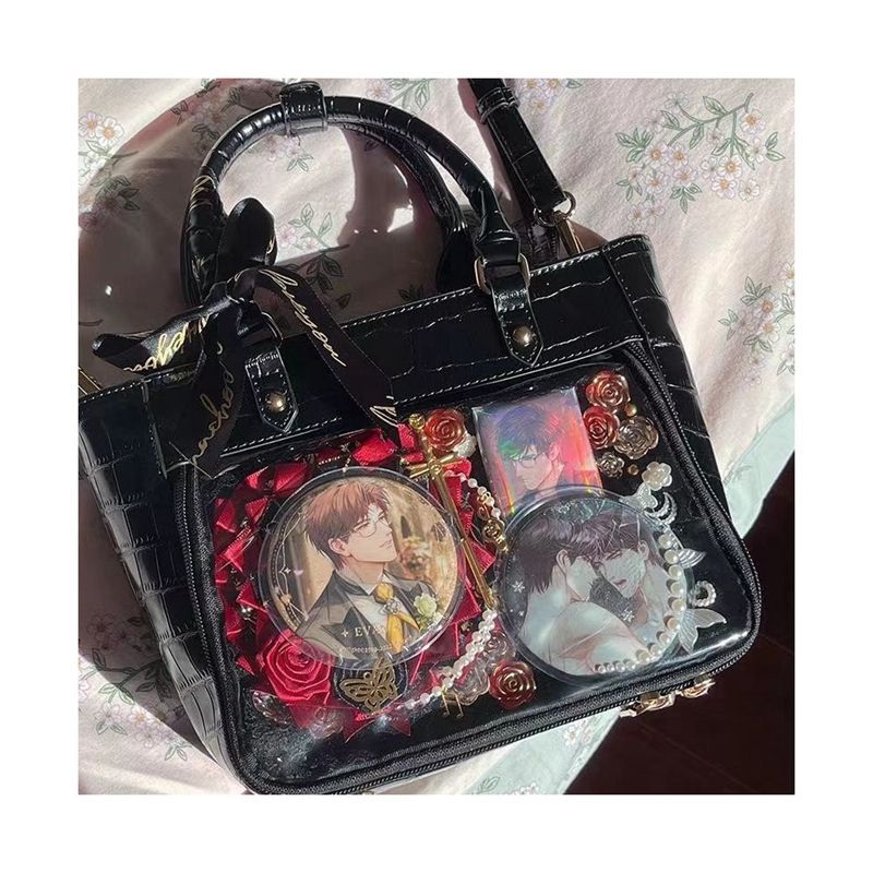 699 痛バッグ A4サイズ 推し活 装飾 簡単 缶バッチ 送料無料 痛バ 痛