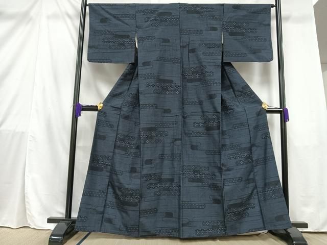 着物屋こころ■結城紬　８０亀甲　縦菱文　逸品　ak4825 80亀甲本場結城紬羽織 99,000円(税込)着物25-02-14 | アンティーク着物