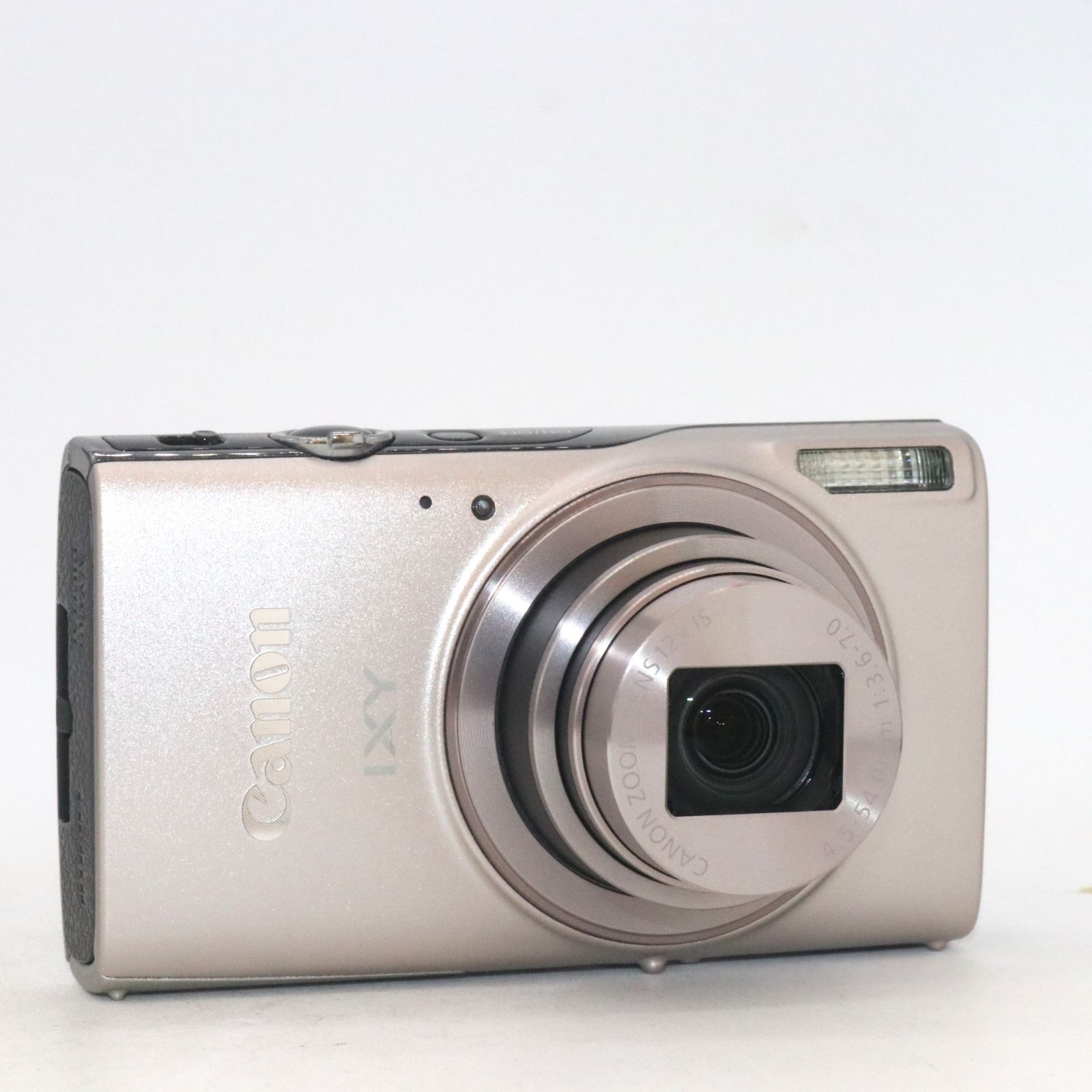 極上品 Canon コンパクトデジタルカメラ IXY 650 シルバー 光学12倍