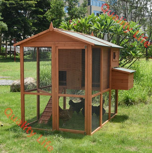 2 階建てのウサギ用ケージ 防水屋根付き屋内および屋外用ウサギ小屋 鶏 アヒル モルモット用の木製大型家禽用ケージ