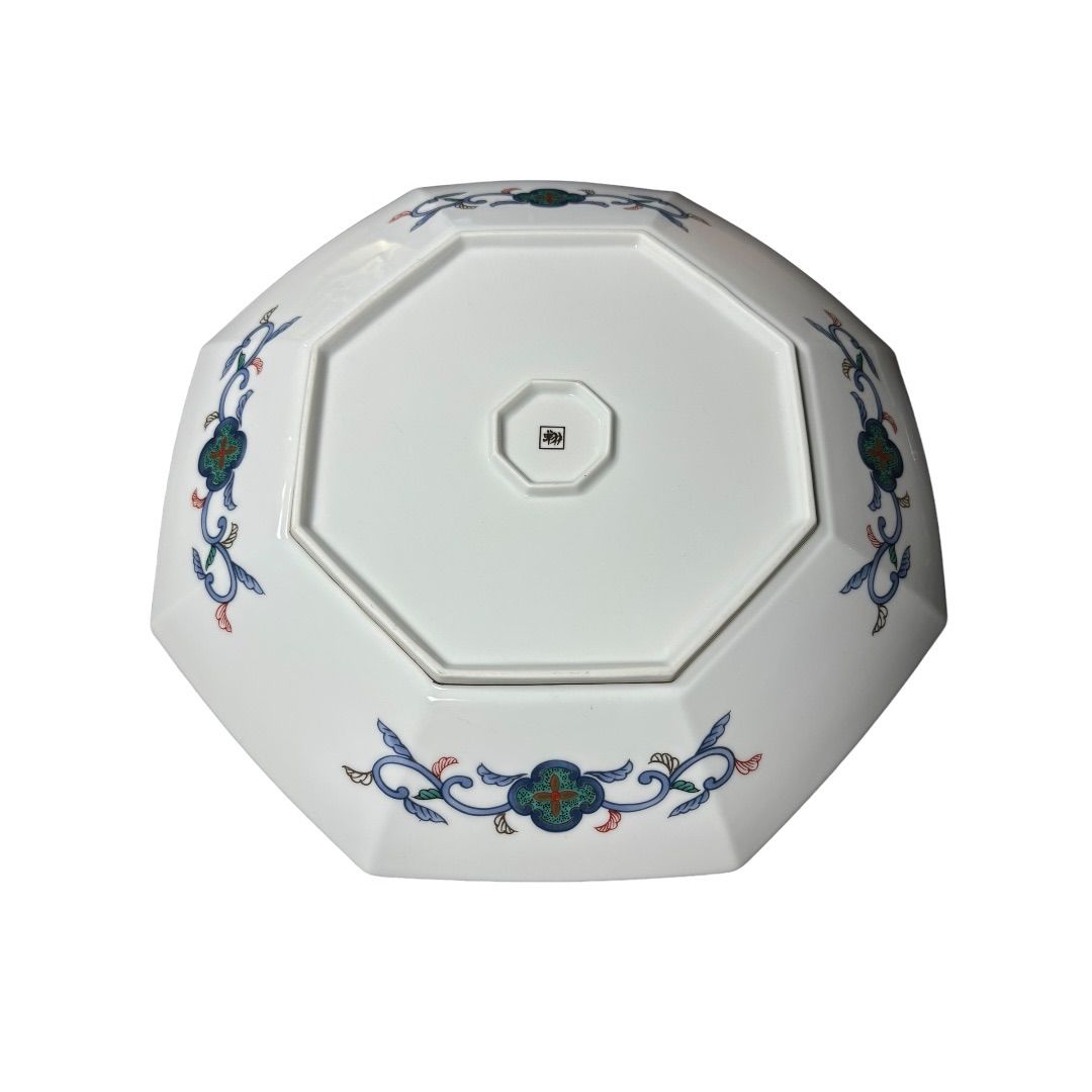 【未使用品】第一陶器 翔山窯 室町 八角鉢 金彩 古伊万里風 盛り鉢 希少 未使用品】第一陶器 翔山窯 室町 八角鉢 金彩 古伊万里風 盛り鉢