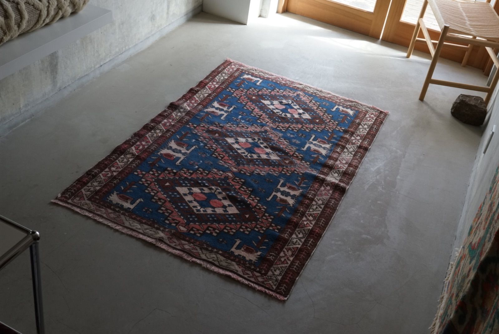 トルコ絨毯　オールド　コンヤ　ラグ オールド絨毯 ヴィンテージラグ トルコ絨毯 カルス ヤストゥック