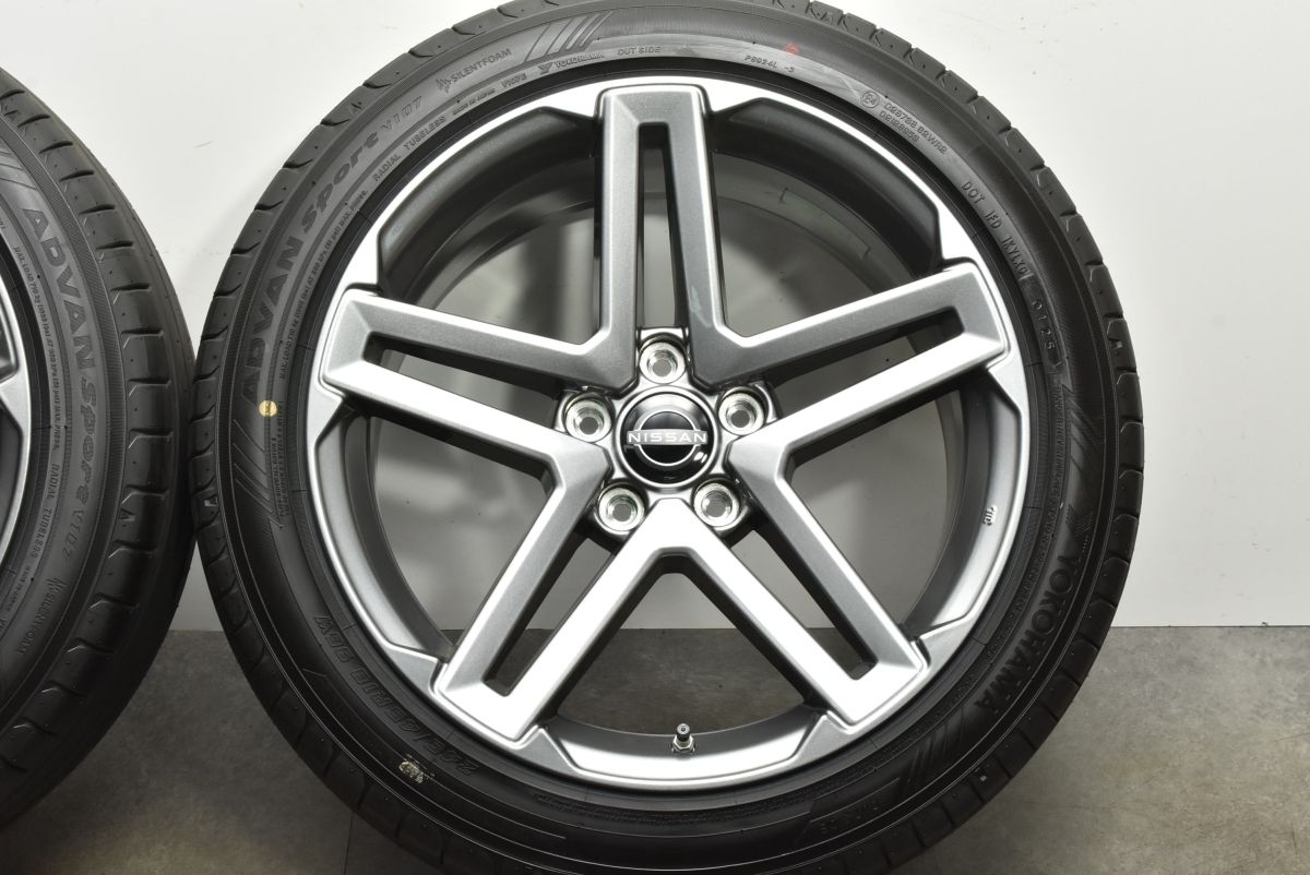 新車外し品 2025年製】ニッサン RZ34 フェアレディZ 純正 18in 9J +34