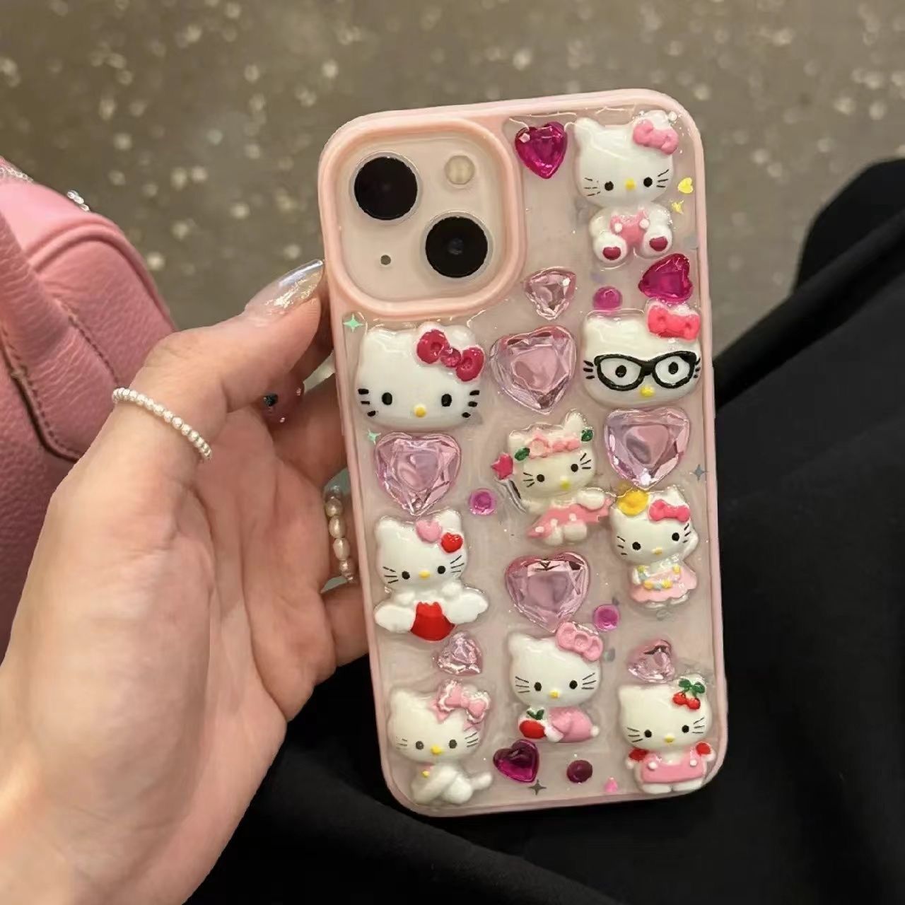 ハローキティ 携帯電話カバー ピンク ハローキティ 携帯電話カバー ピンク 【iphone13ケース】ハロー