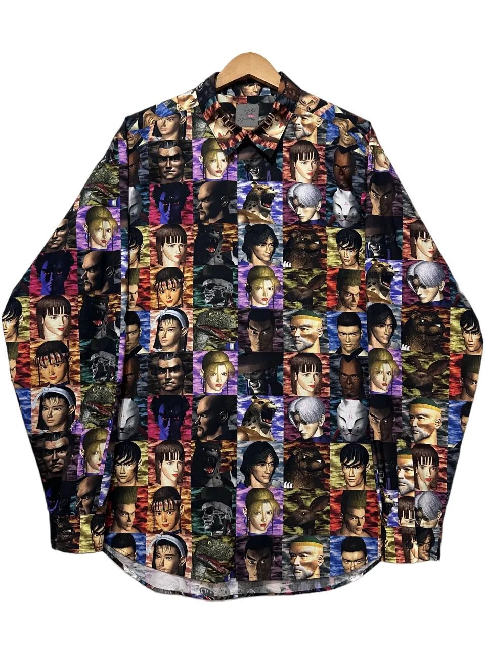 新品 22AW SUPREME × Yohji Yamamoto TEKKEN Shirt マルチ XL シュプリーム ヨウジヤマモト 鉄拳 総柄 シャツ 2022年 秋冬