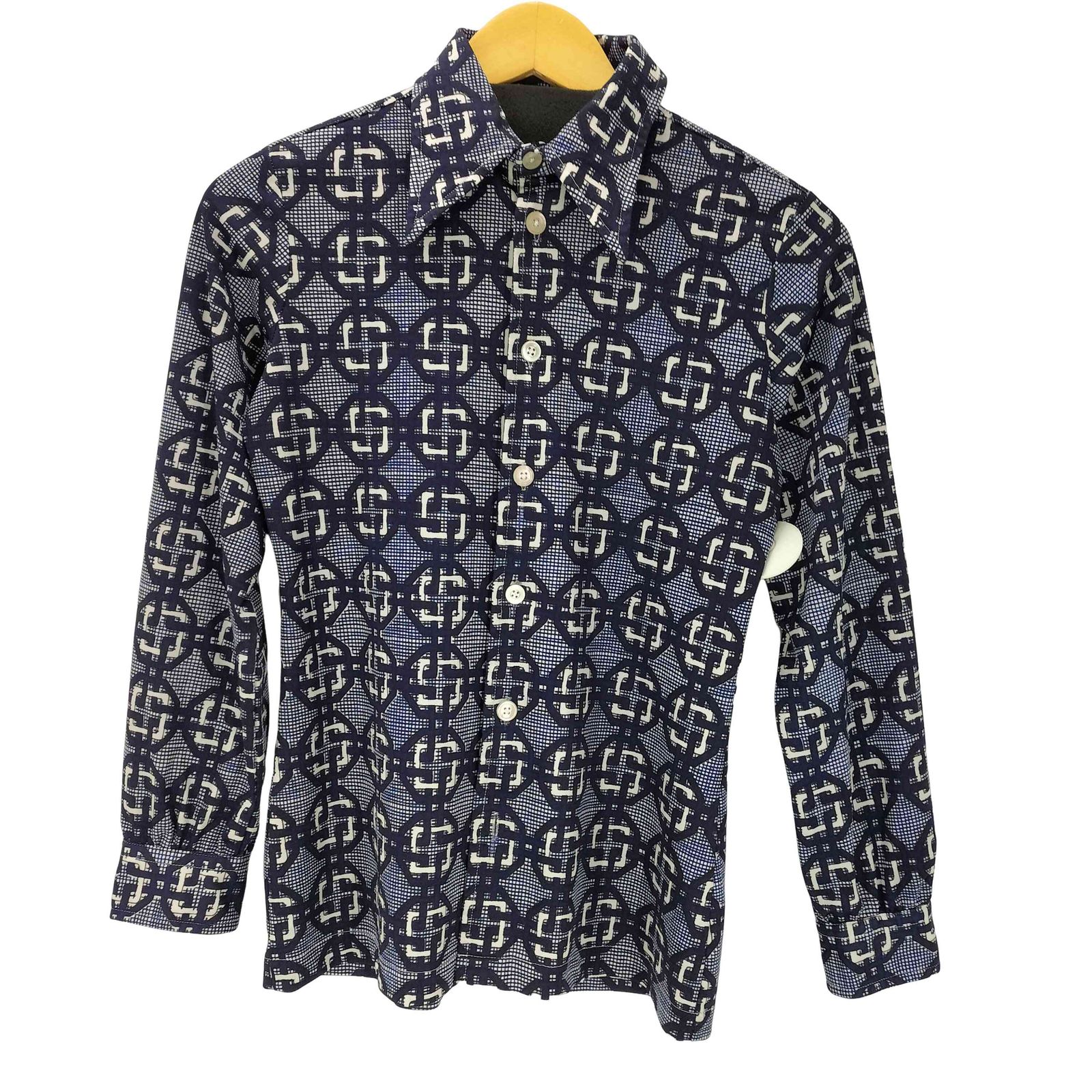 GIVENCHY ジバンシィ シャツ 変形 襟 デザイン コットン ブロード