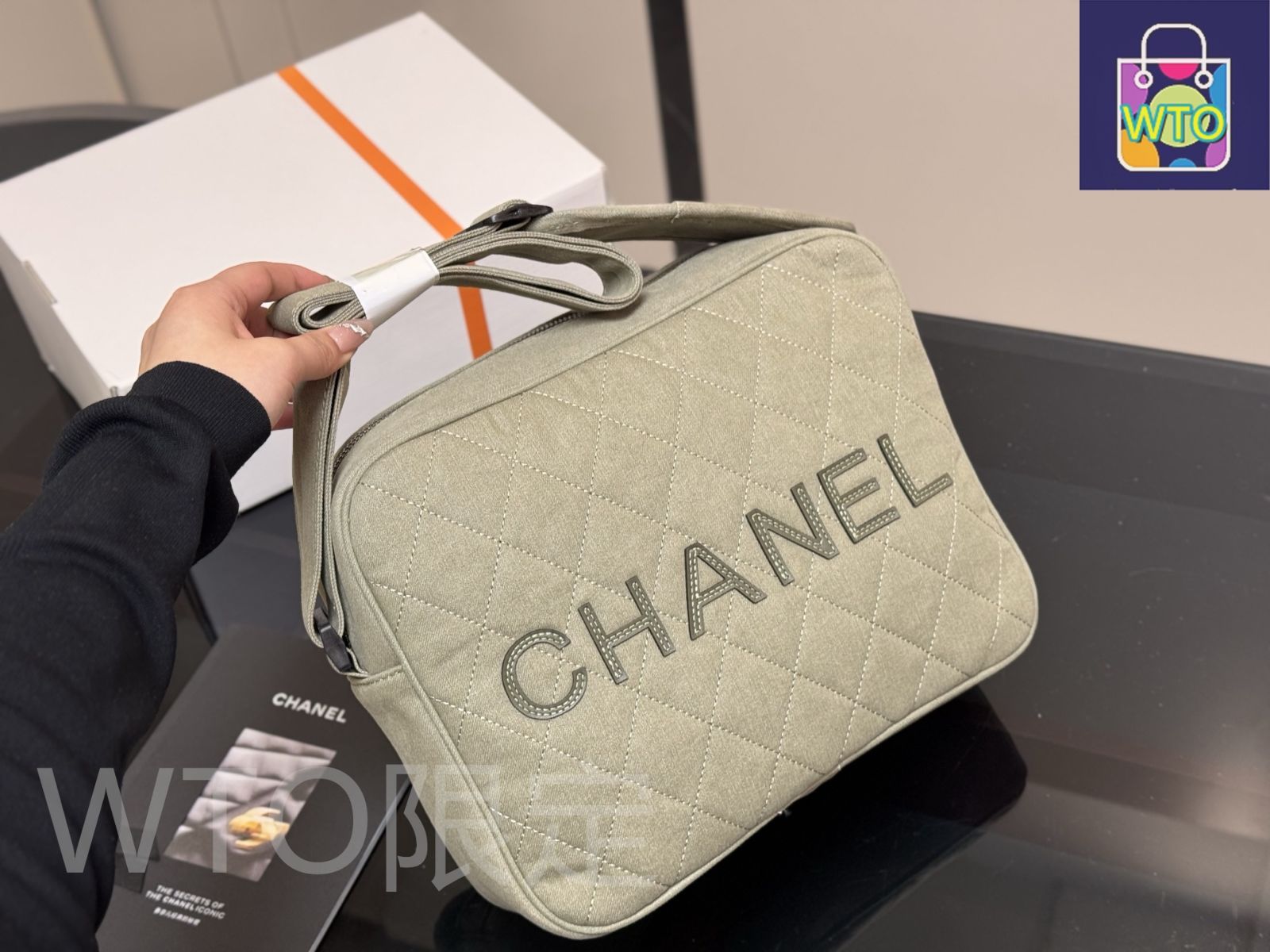 今日WTO】Chanel Denim Bowling Bag シャネル デニム ボウリング