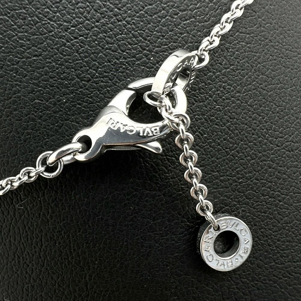 中古】BVLGARI ブルガリ パレンテシ ネックレス K18WG ダイヤ 14.8g