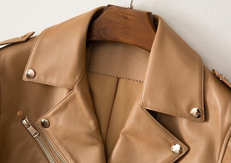 レディース 本革↑超ソフトなラムレザージャケット ライダースジャケット