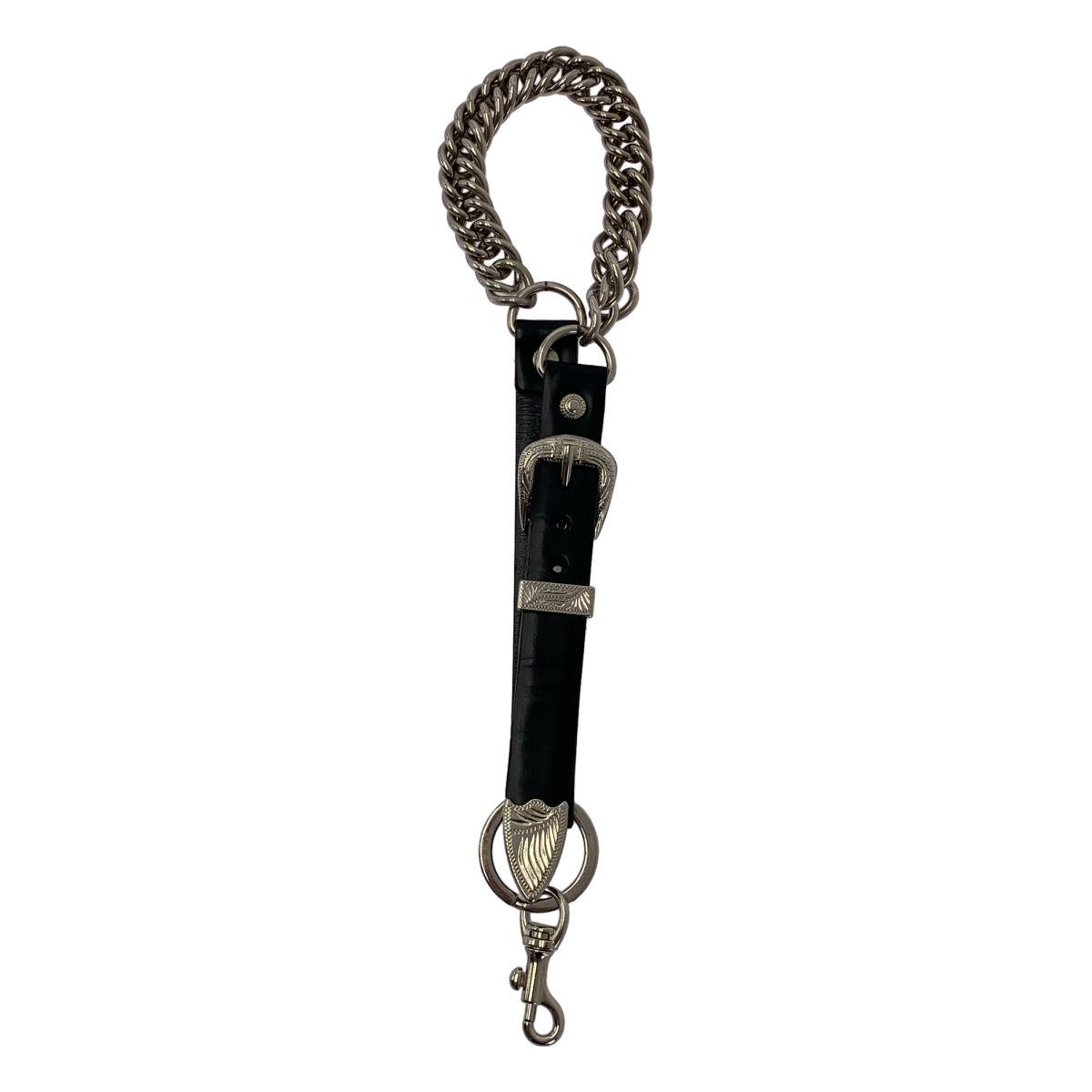 TOGA | トーガ | Phone handle strap レザー フォンストラップ | ブラック