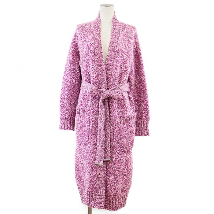 シャネル カーディガン ロング ガウン 楽天市場】シャネル CHANEL ロングカーディガン ベルト付き