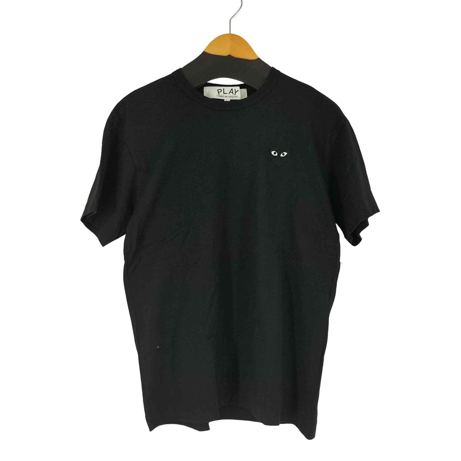 PLAY ハートデザイン ブラック Tシャツ S PLAY COMME des GARCONS