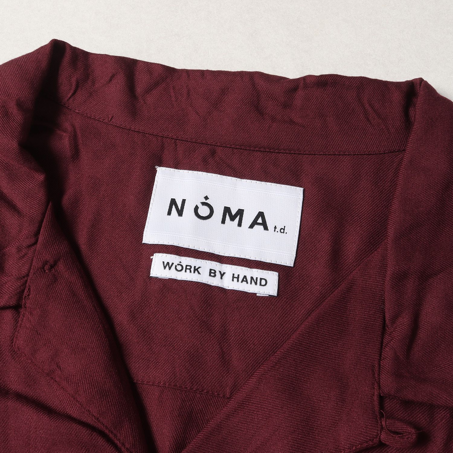 美品 NOMA t.d. ノーマティーディー シャツ サイズ:3 23SS JOURNAL 