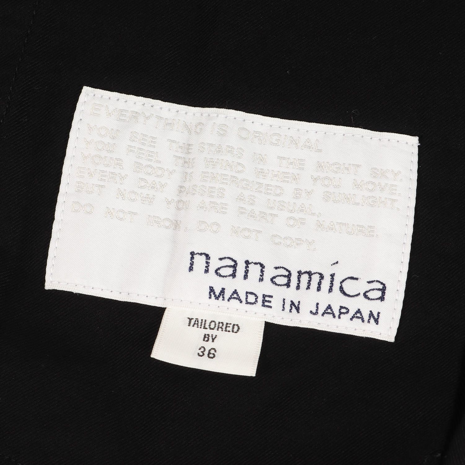 新品　サイズ36（2XL位）ナナミカ　ダブルプリーツ ワイド チノパンツ定価29700円