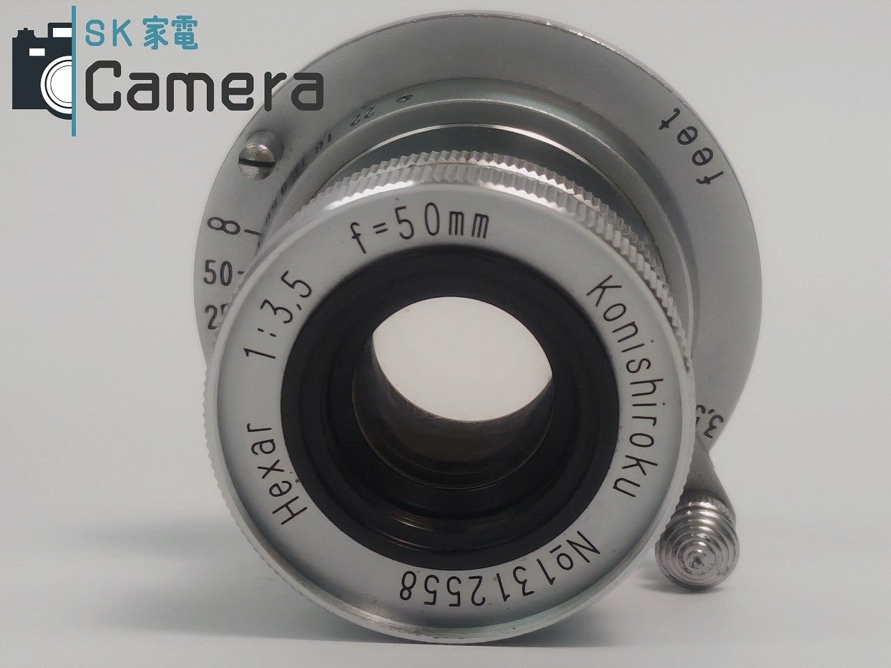 【中古】 Konishiroku Hexar 50ｍｍ F3.5 L39 2024年10月清掃 ヘキサー