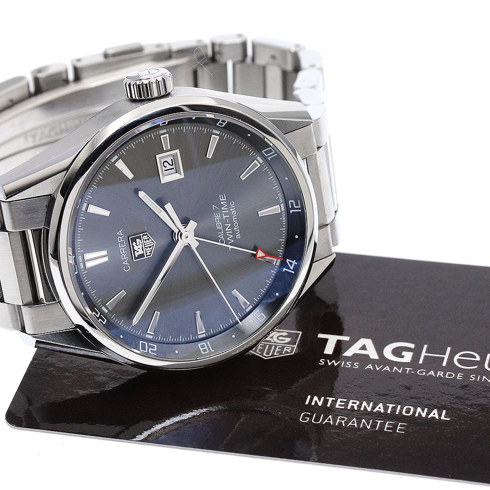タグホイヤー TAG HEUER WAR2012-0 カレラ ツインタイム キャリバー7  