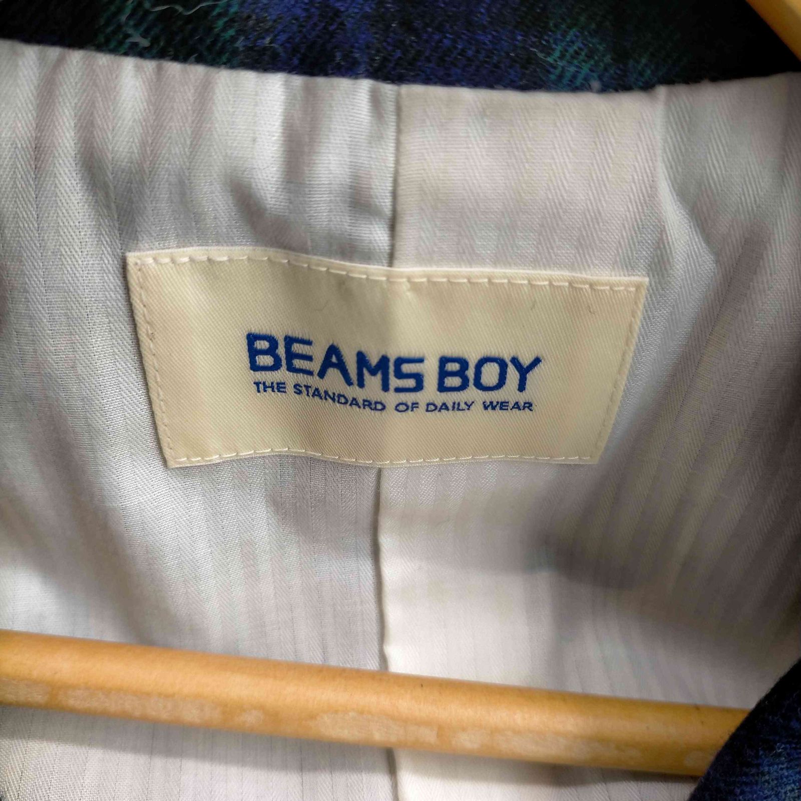 ビームスボーイ BEAMS BOY 19AW サキソニー3ボタンチェック ビームスボーイ BEAMS BOY 19AW サキソニー3ボタンチェック